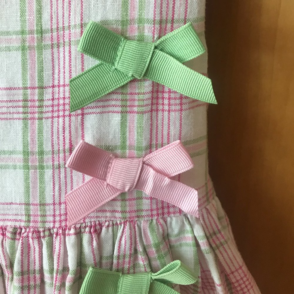 The Children's Place Linen Plaid Dress 24 months - Picture 4 of 14